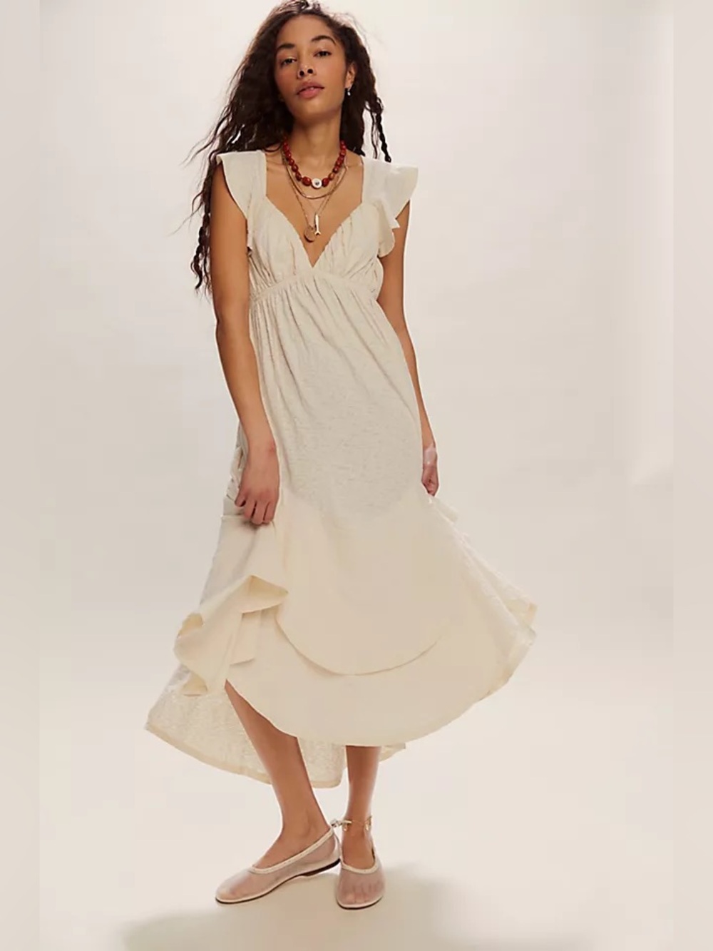 Free People - Free Est Aquamarine Maxi Dress